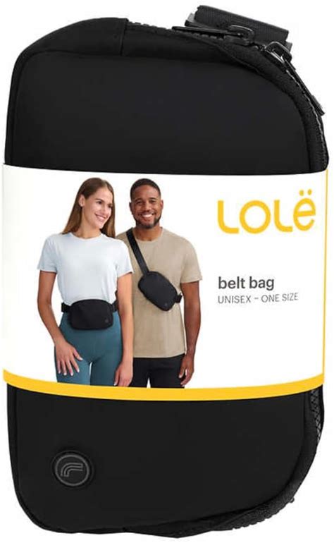 lolë unisex belt bag